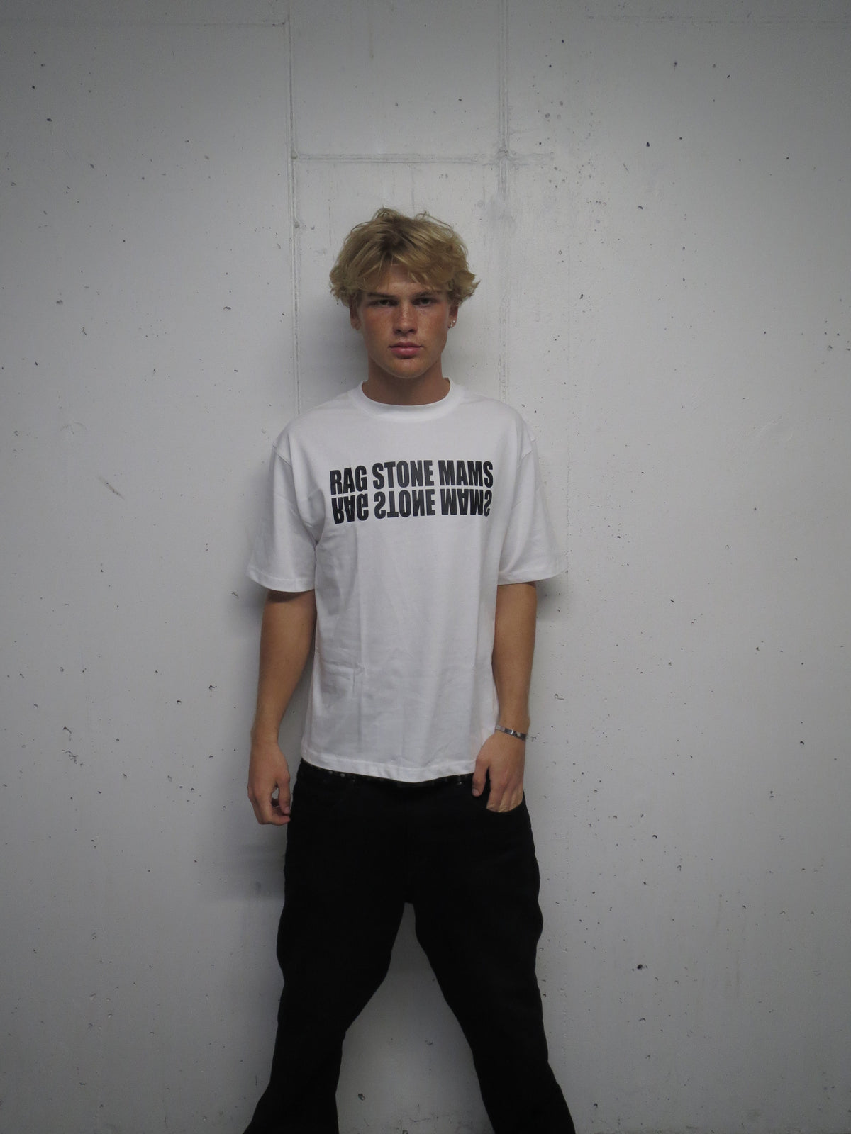RAGSTONEMAMS T-SHIRT - WHITE