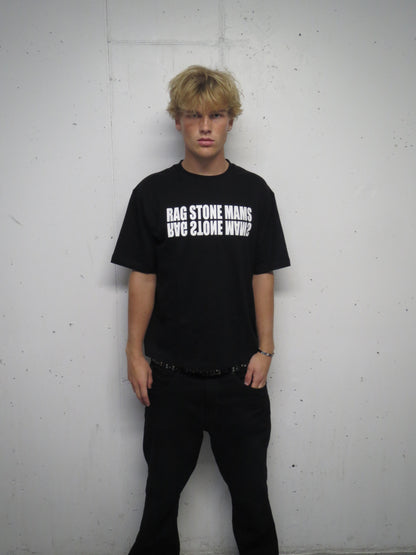 RAGSTONEMAMS T-SHIRT - BLACK