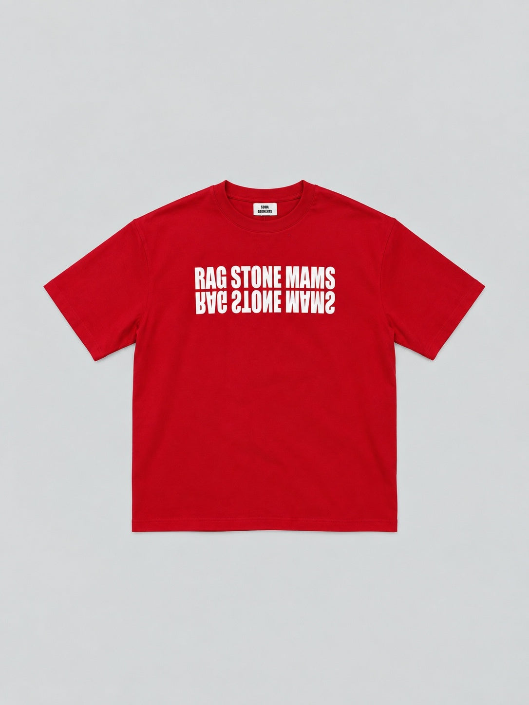 RAGSTONEMAMS T-SHIRT - RED